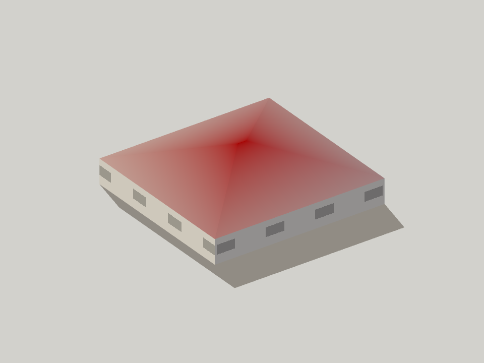 Render anterior v14 con gradiente de color contaminado por los muros