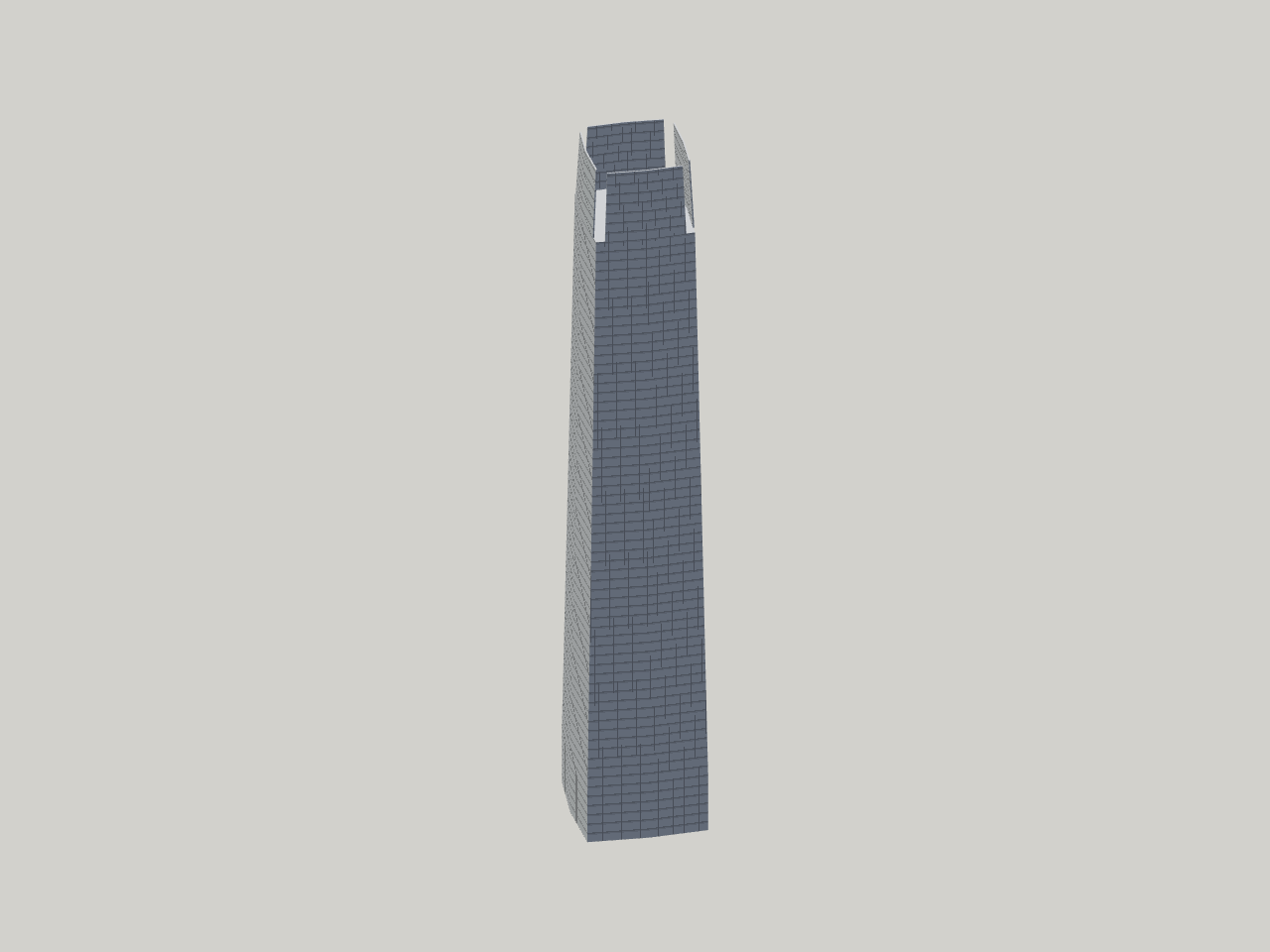 Torre completa antes del cambio de corona