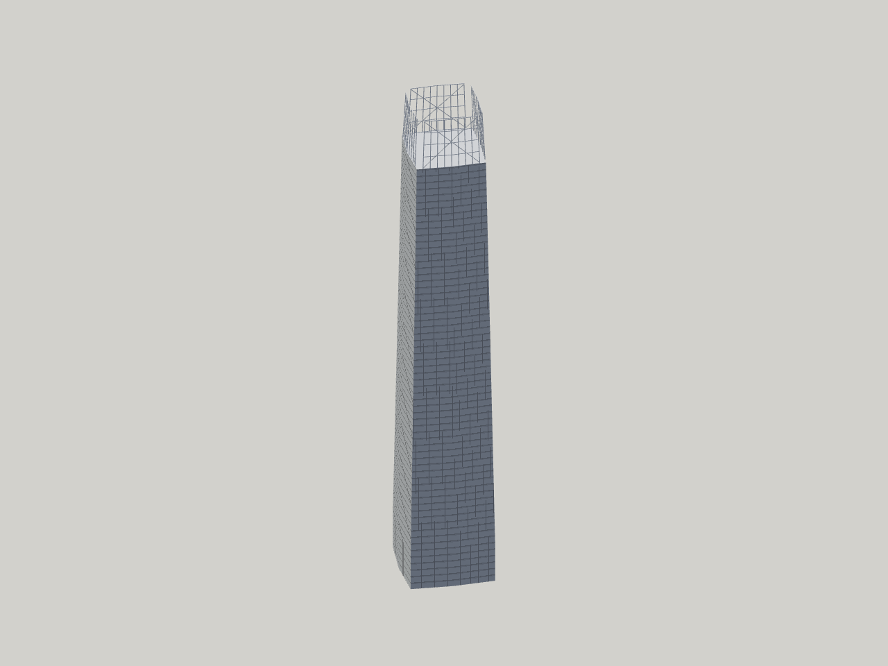 Torre completa con el piloto de corona reticulada